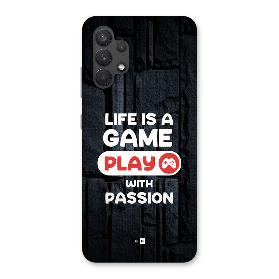 Play With Passion Back Case for Galaxy A32