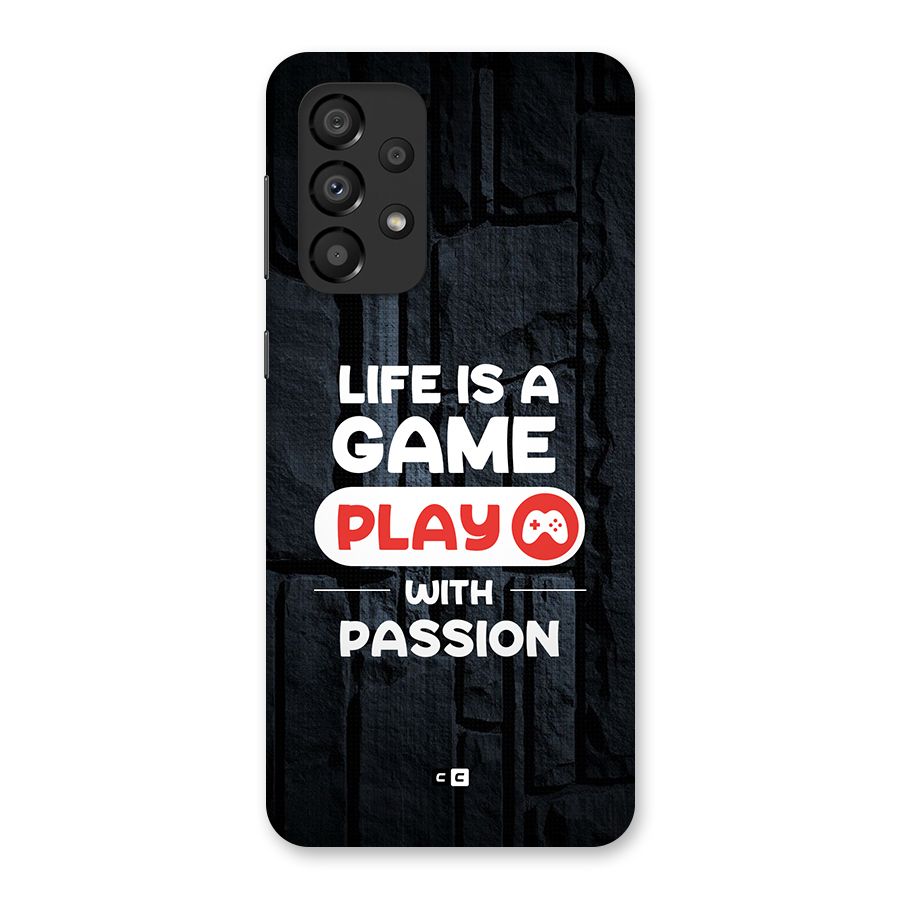 Play With Passion Back Case for Galaxy A33 5G