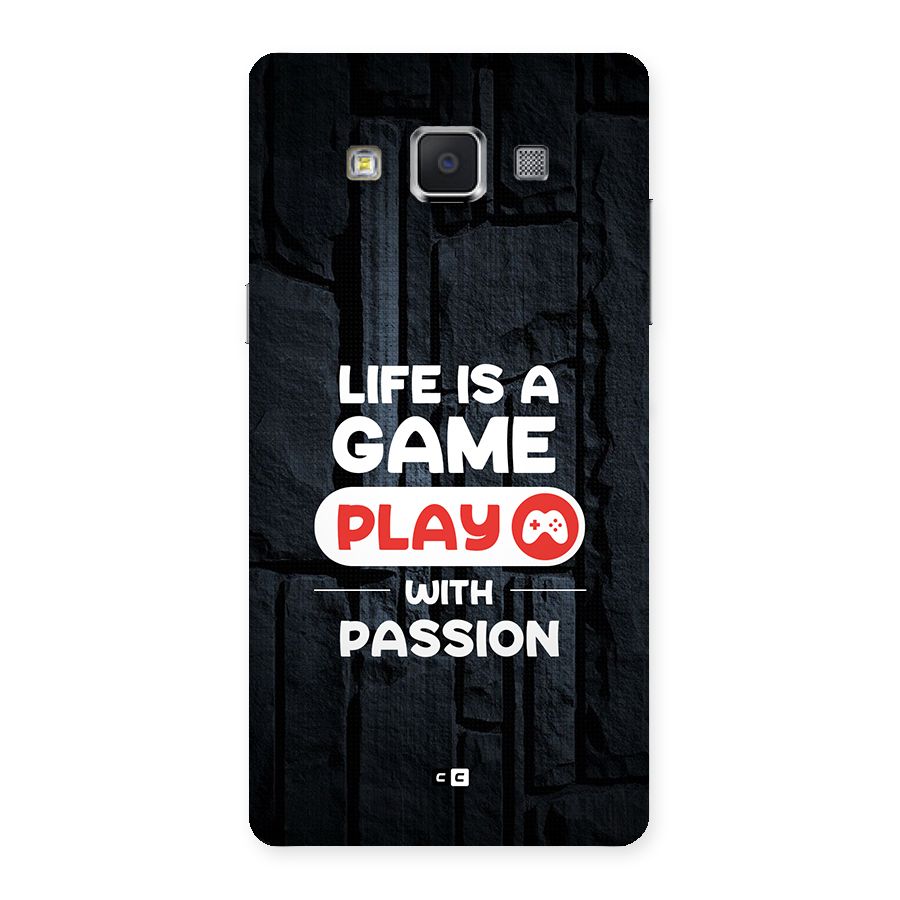 Play With Passion Back Case for Galaxy A5