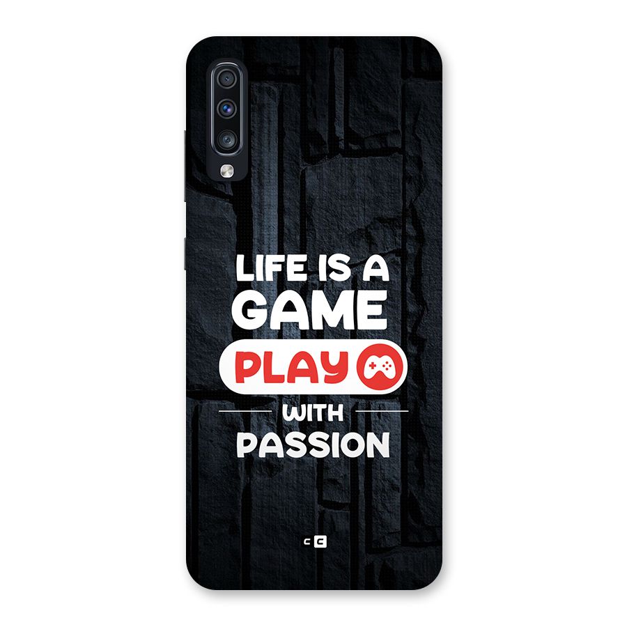 Play With Passion Back Case for Galaxy A70