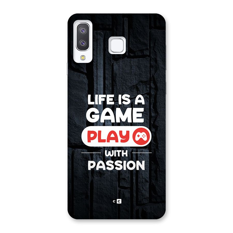 Play With Passion Back Case for Galaxy A8 Star