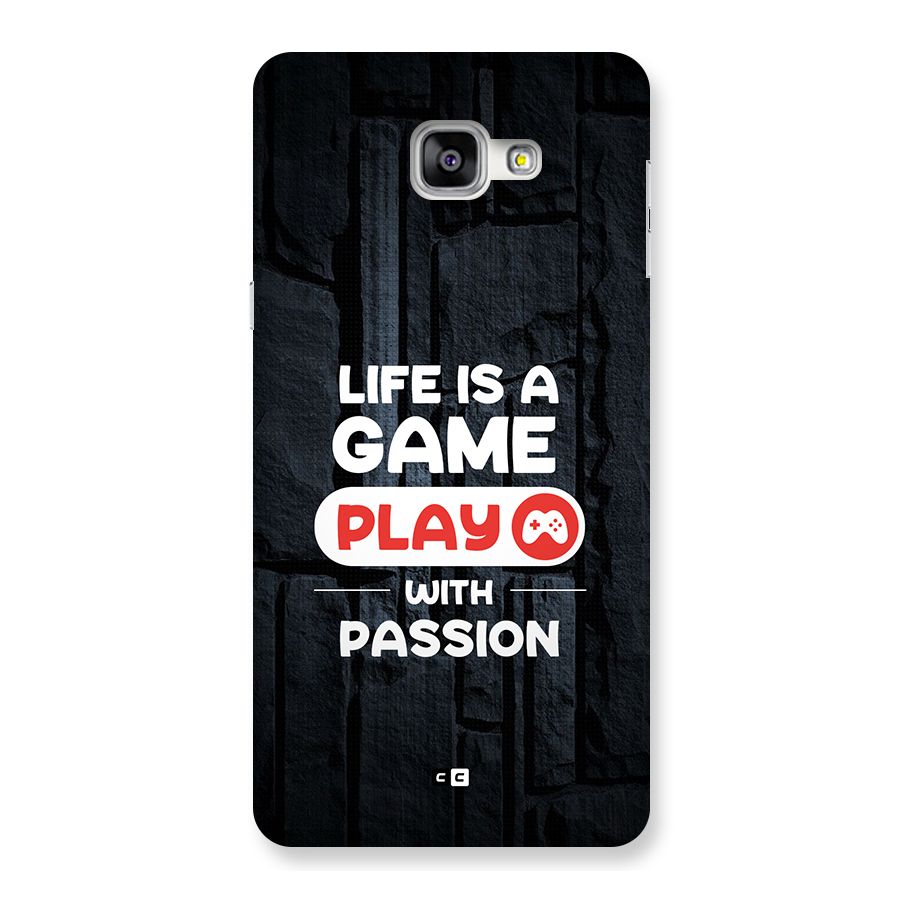 Play With Passion Back Case for Galaxy A9