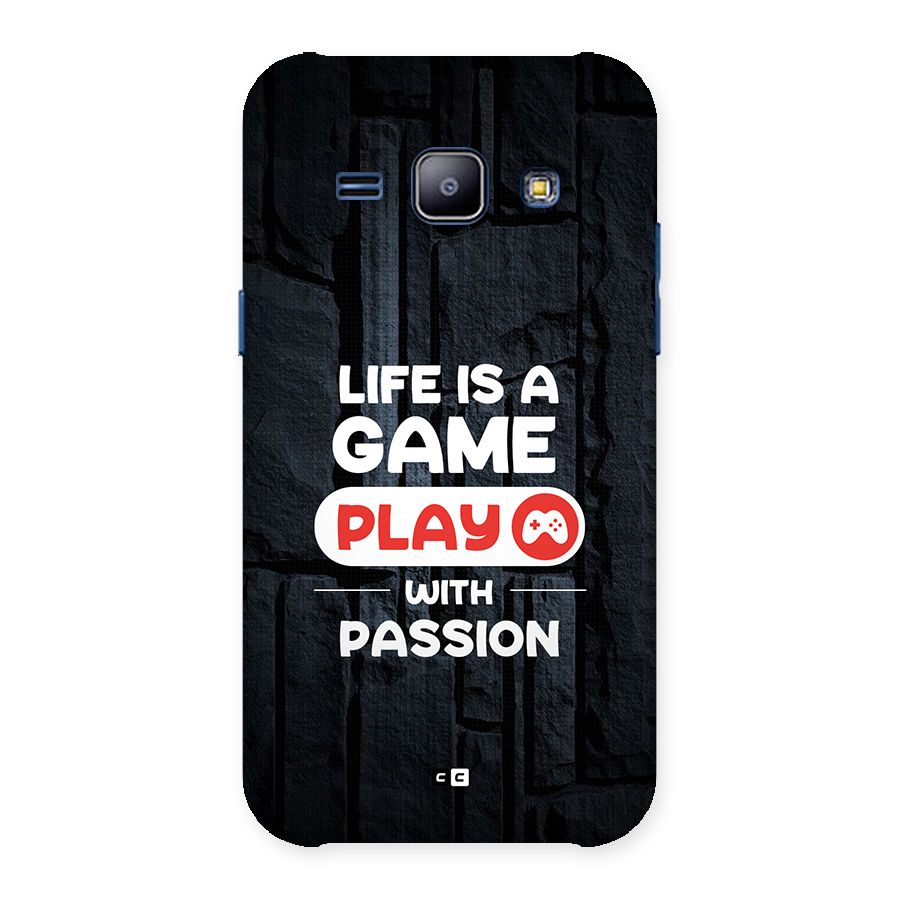 Play With Passion Back Case for Galaxy J1