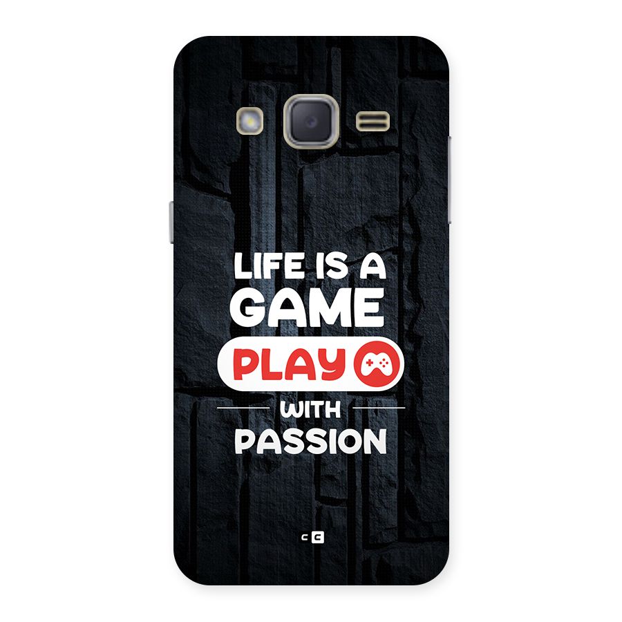 Play With Passion Back Case for Galaxy J2