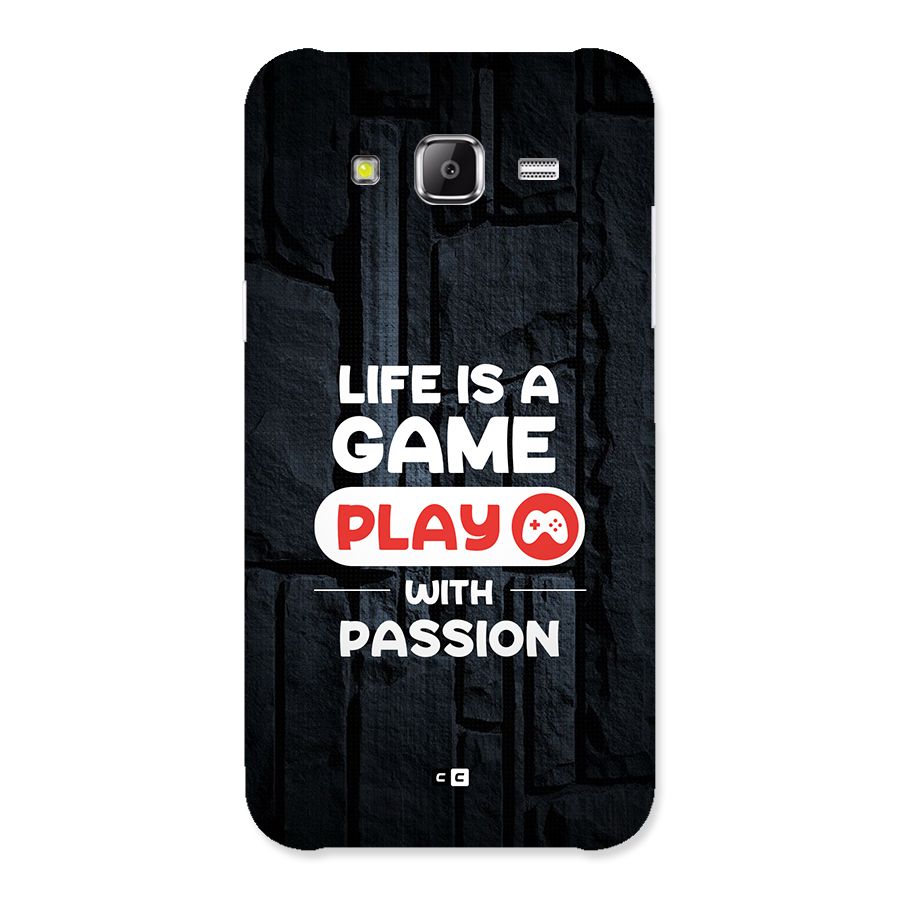 Play With Passion Back Case for Galaxy J2 Prime