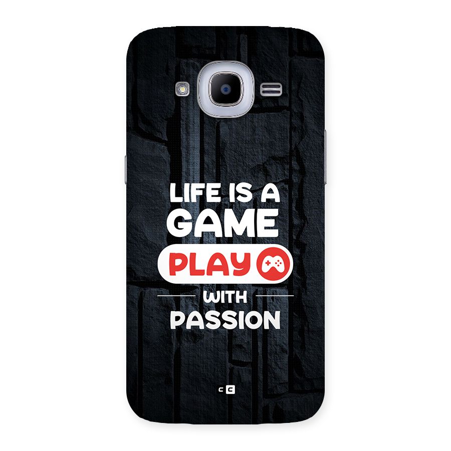 Play With Passion Back Case for Galaxy J2 Pro
