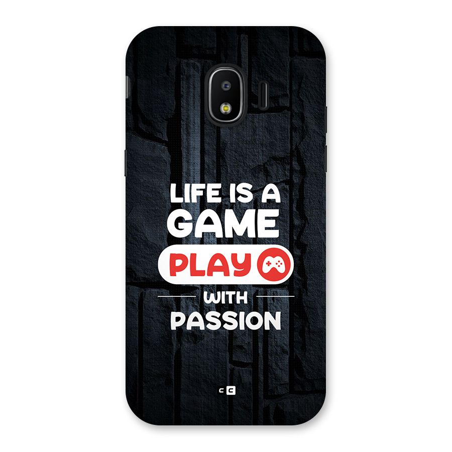 Play With Passion Back Case for Galaxy J2 Pro 2018