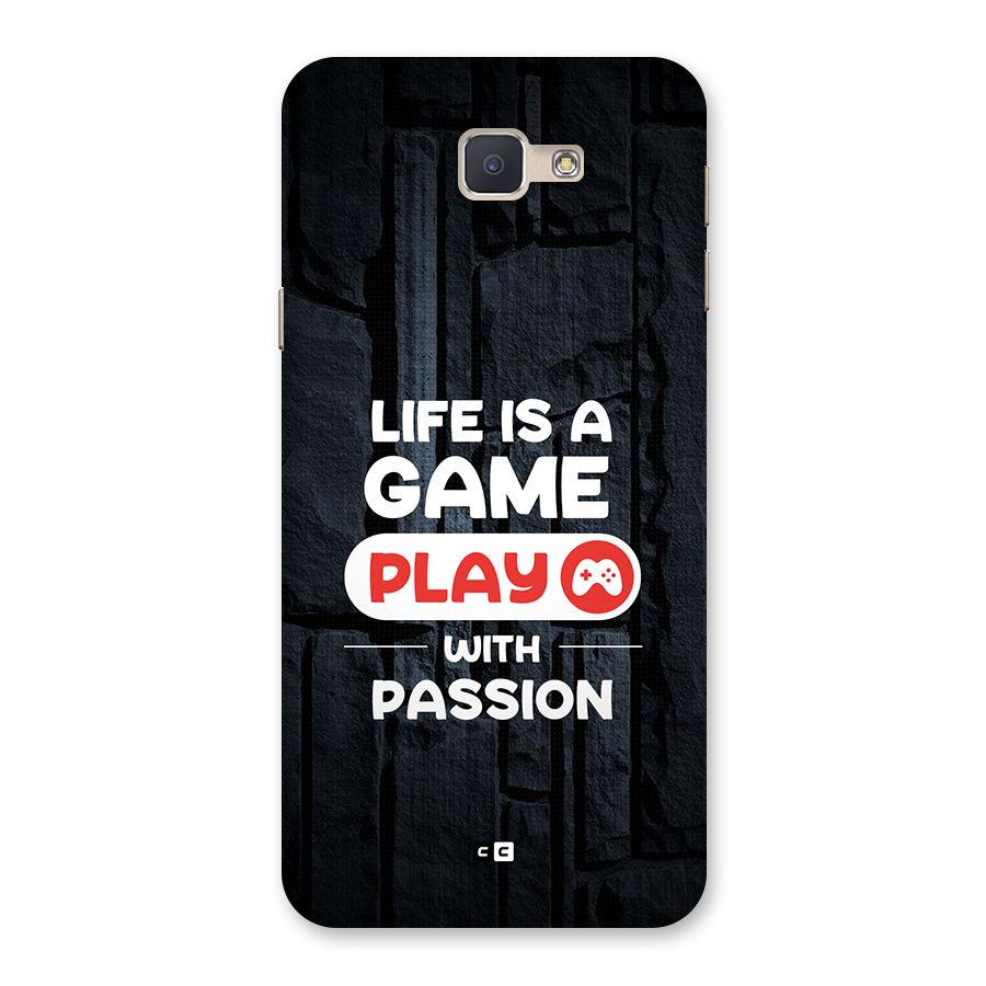 Play With Passion Back Case for Galaxy J5 Prime