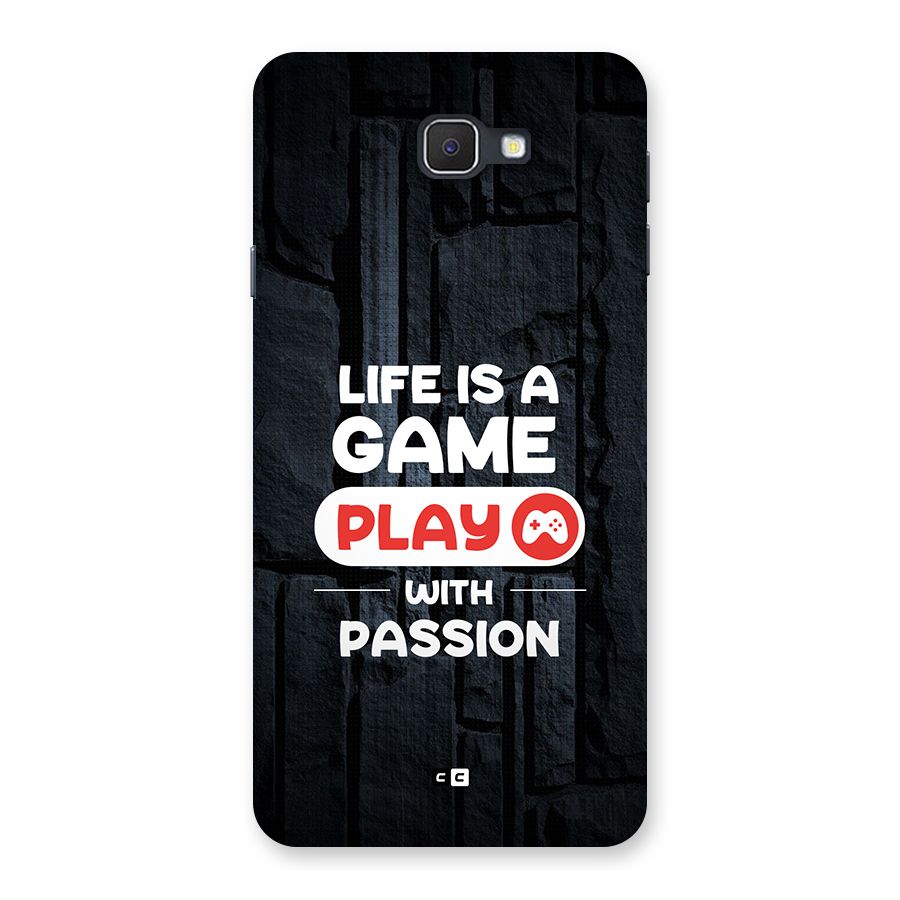 Play With Passion Back Case for Galaxy J7 Prime