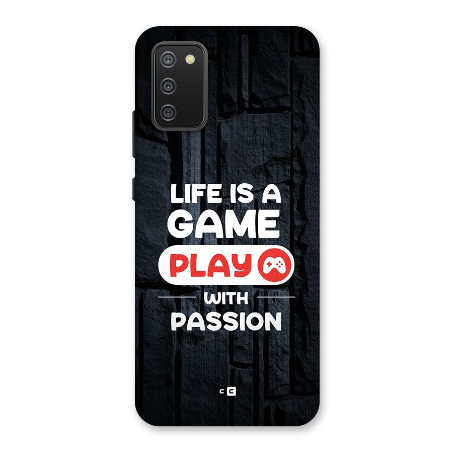 Play With Passion Back Case for Galaxy M02s
