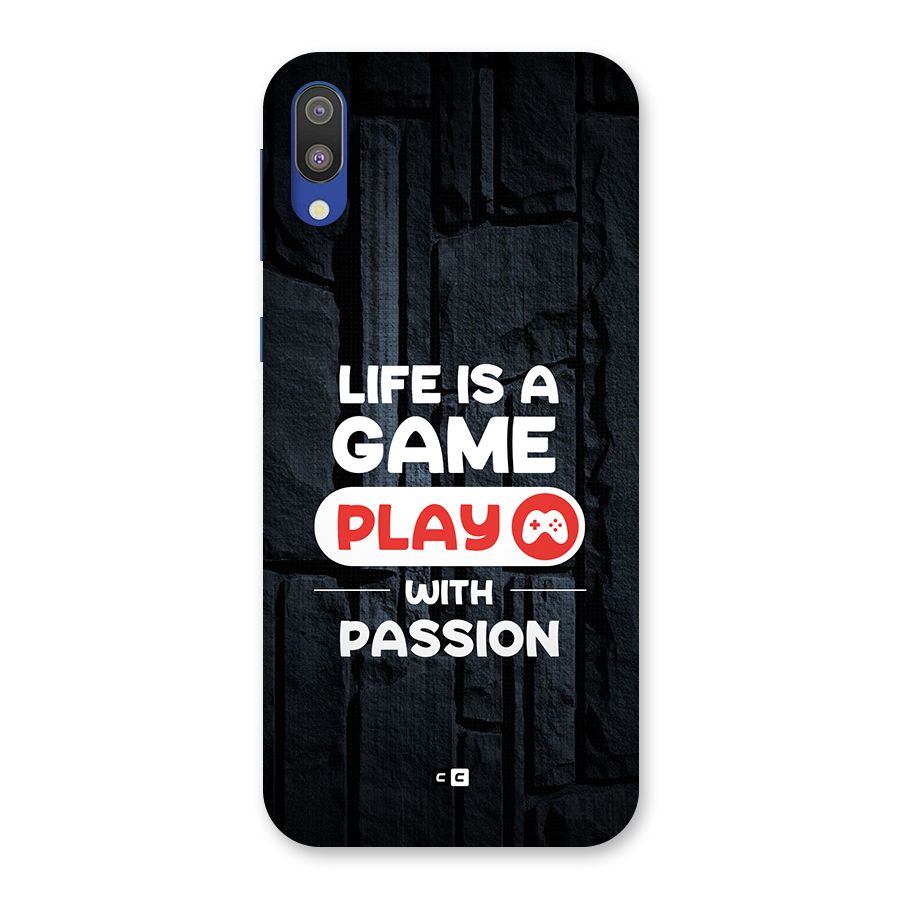 Play With Passion Back Case for Galaxy M10
