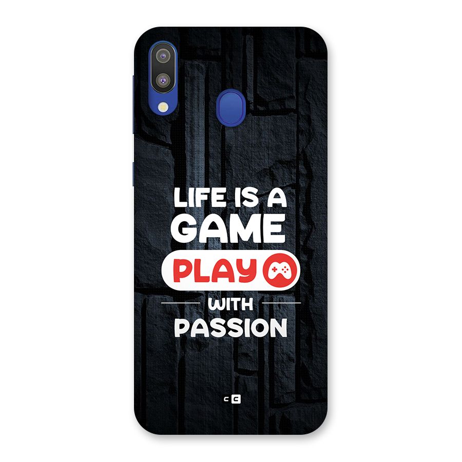 Play With Passion Back Case for Galaxy M20
