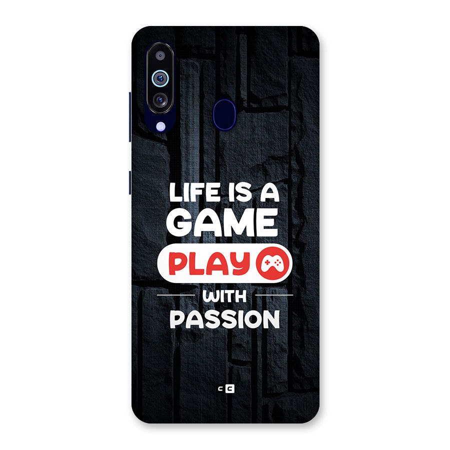 Play With Passion Back Case for Galaxy M40