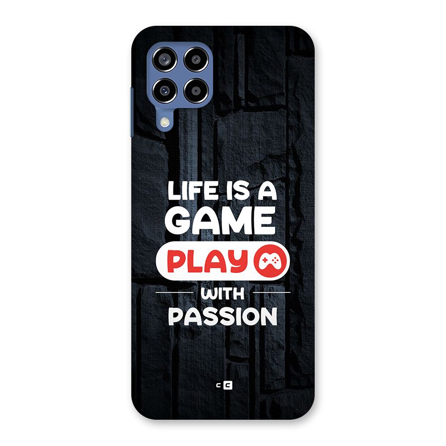 Play With Passion Back Case for Galaxy M53 5G