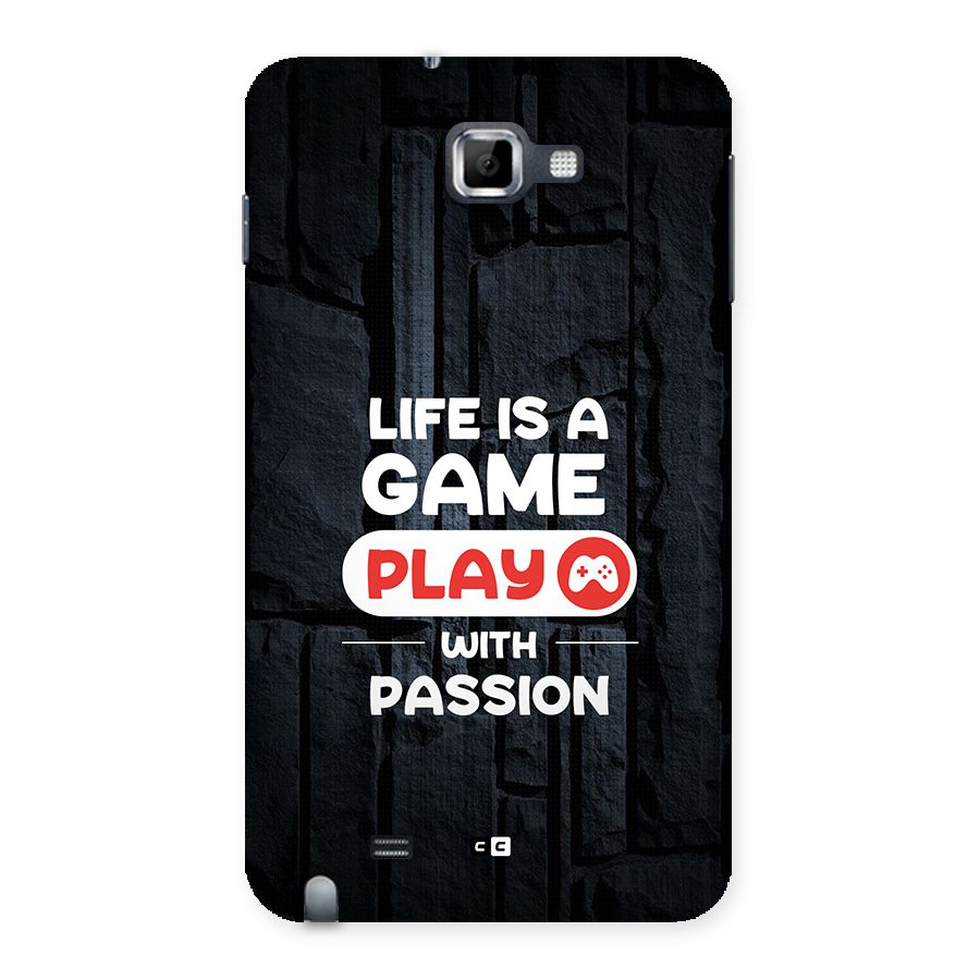 Play With Passion Back Case for Galaxy Note