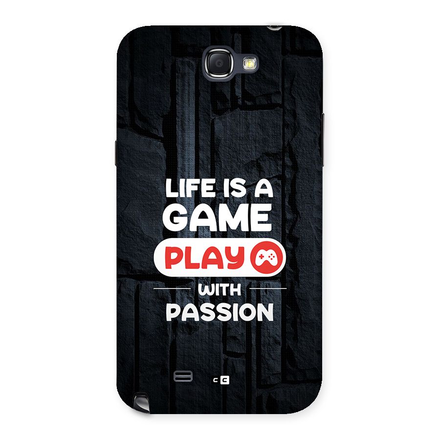 Play With Passion Back Case for Galaxy Note 2