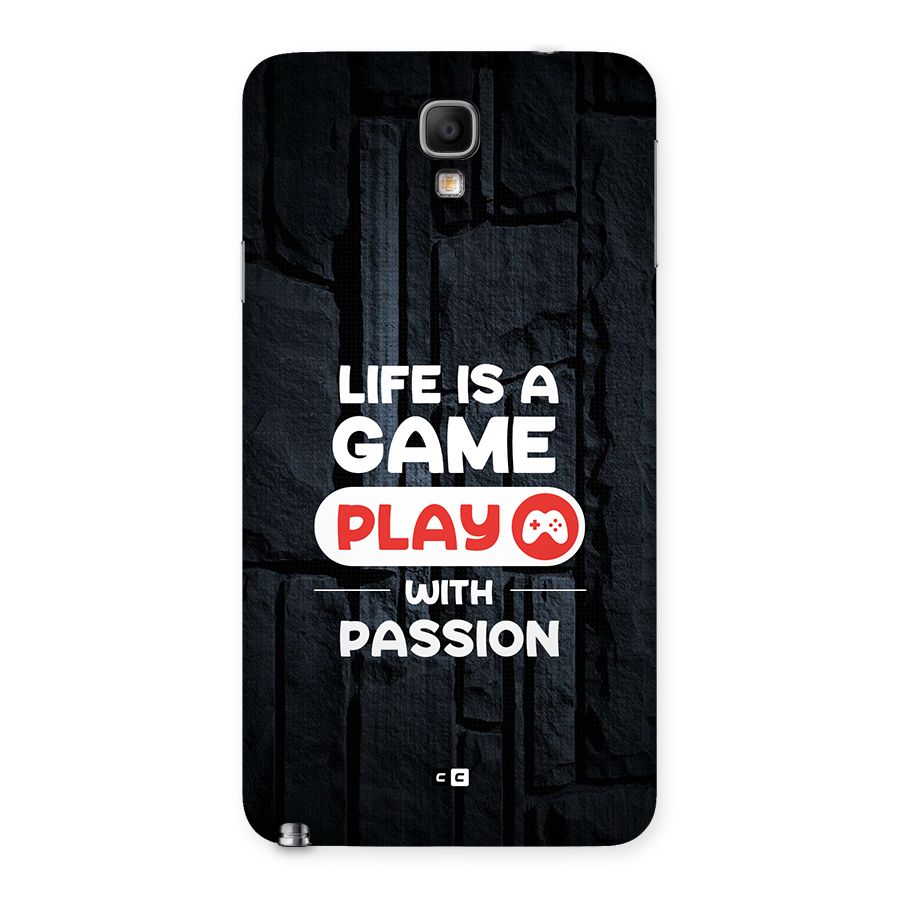 Play With Passion Back Case for Galaxy Note 3 Neo