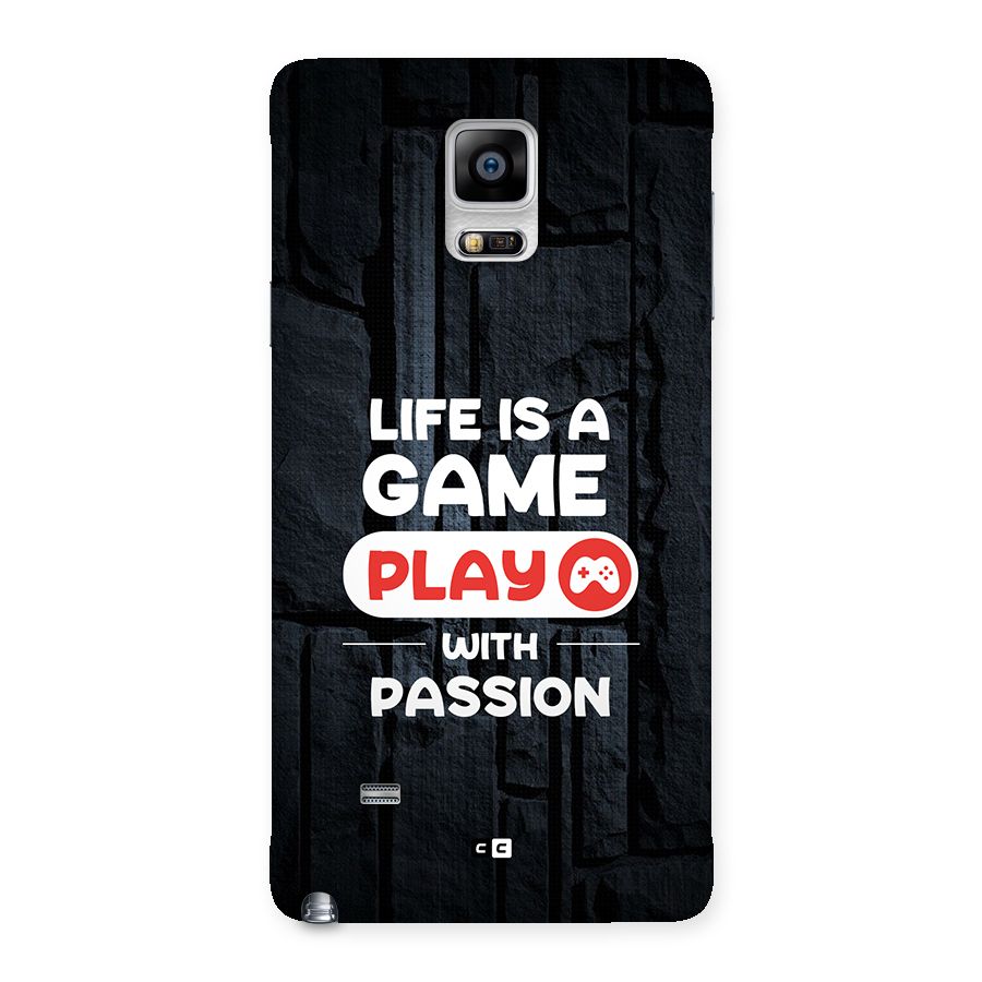 Play With Passion Back Case for Galaxy Note 4