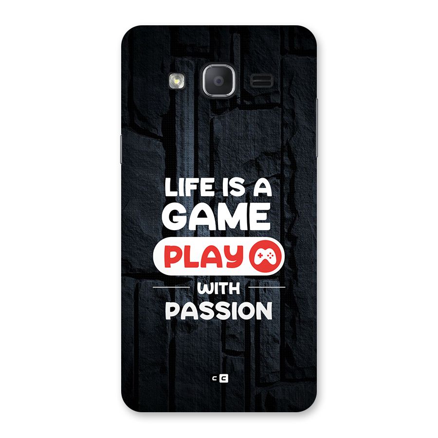 Play With Passion Back Case for Galaxy On7 Pro