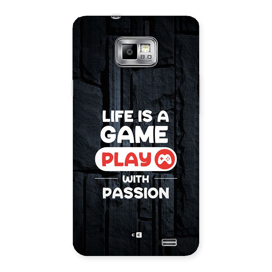 Play With Passion Back Case for Galaxy S2