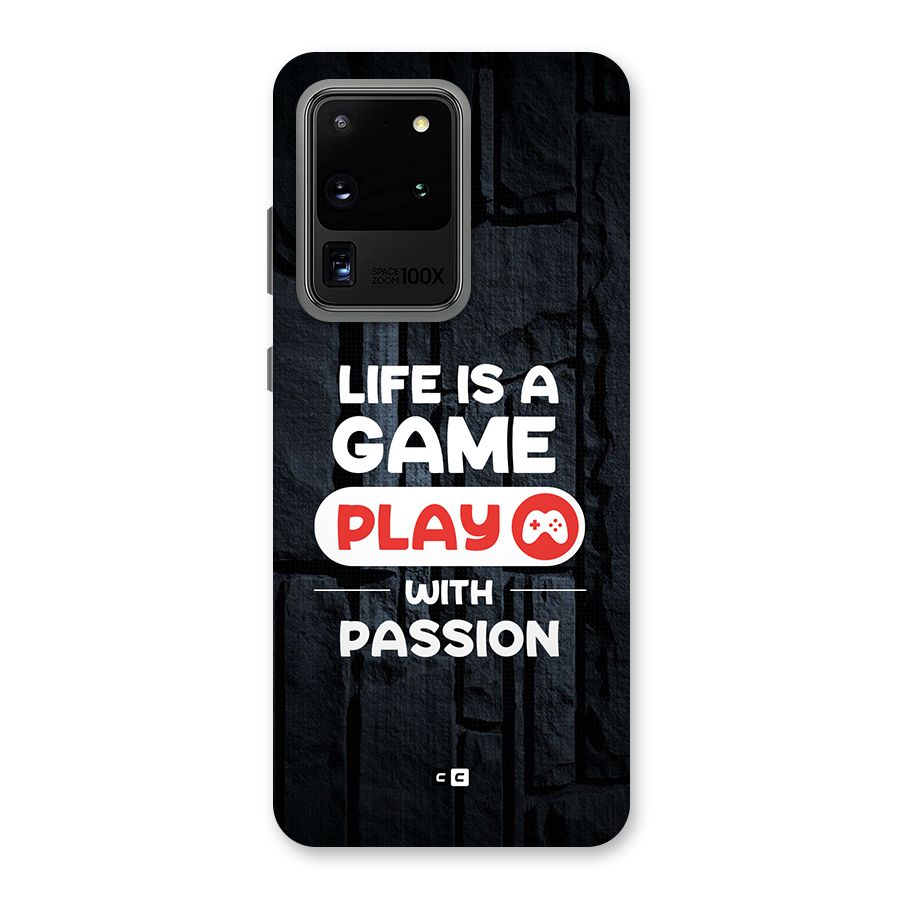 Play With Passion Back Case for Galaxy S20 Ultra