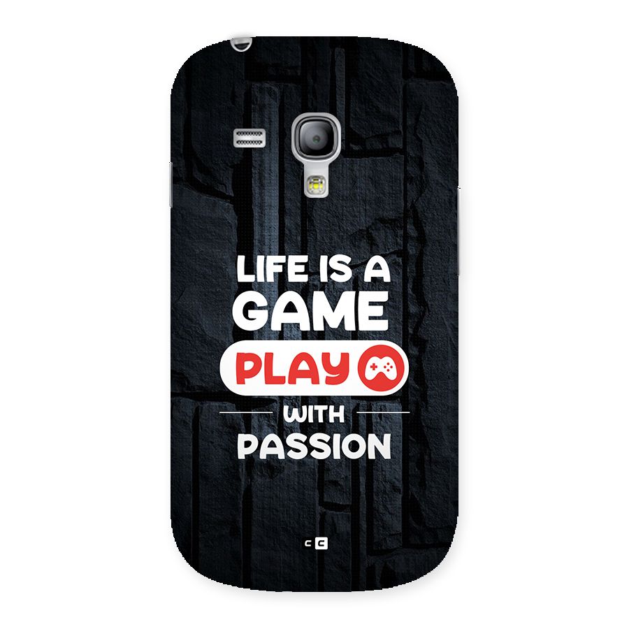 Play With Passion Back Case for Galaxy S3 Mini
