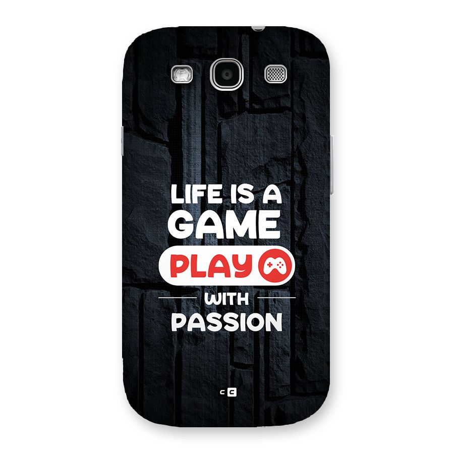 Play With Passion Back Case for Galaxy S3 Neo