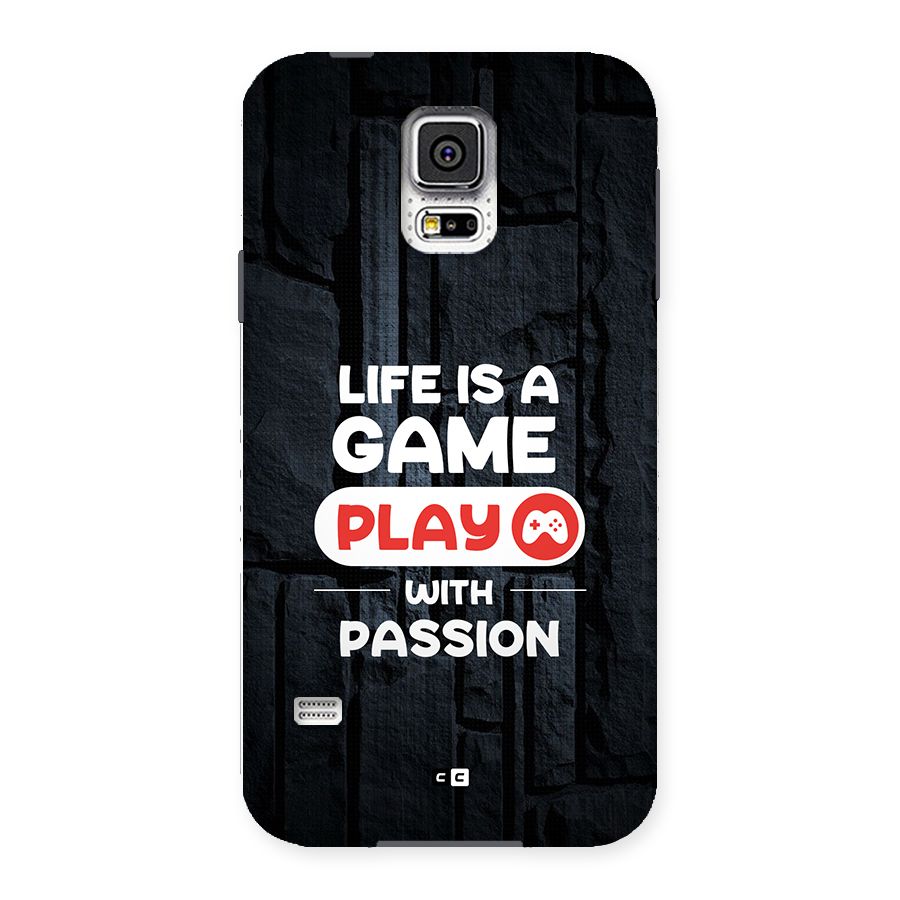 Play With Passion Back Case for Galaxy S5