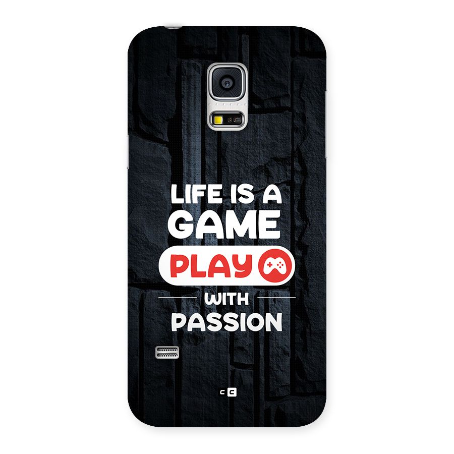 Play With Passion Back Case for Galaxy S5 Mini