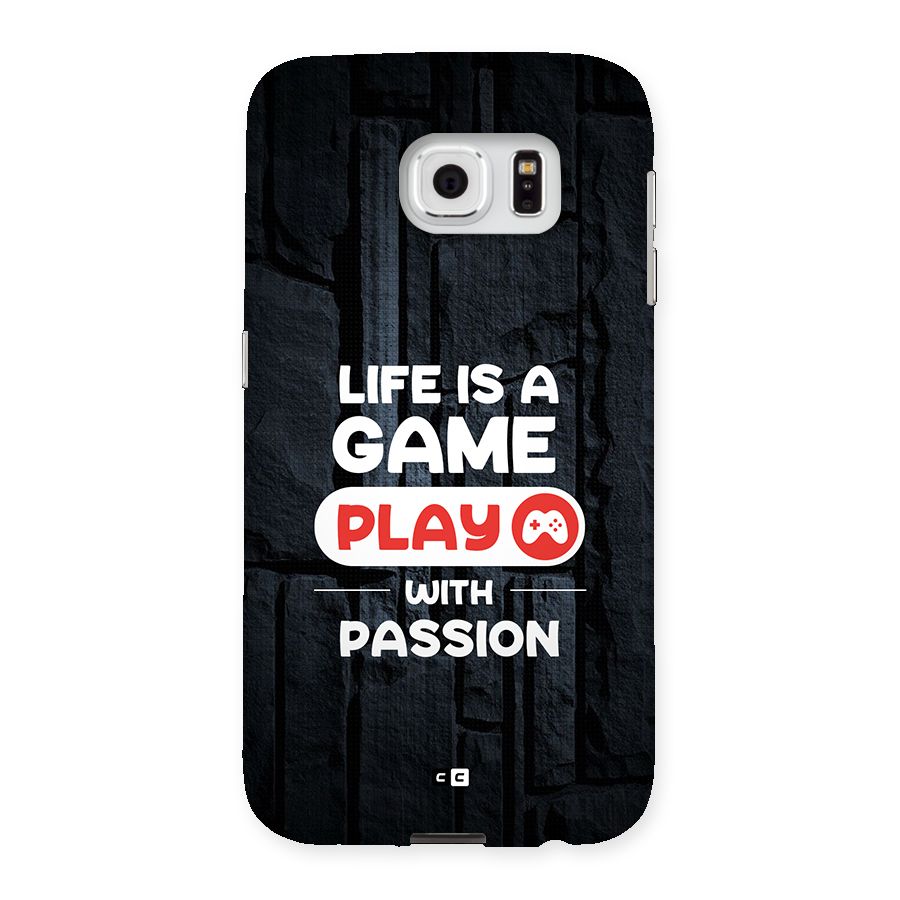 Play With Passion Back Case for Galaxy S6