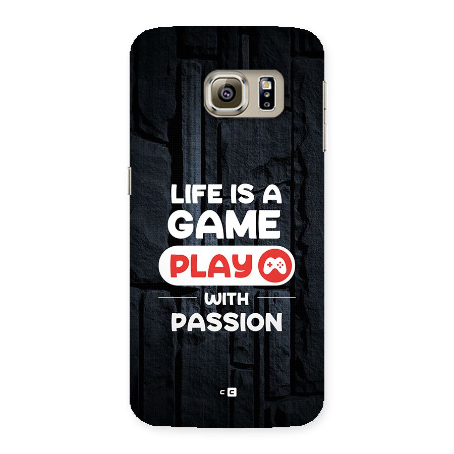Play With Passion Back Case for Galaxy S6 edge