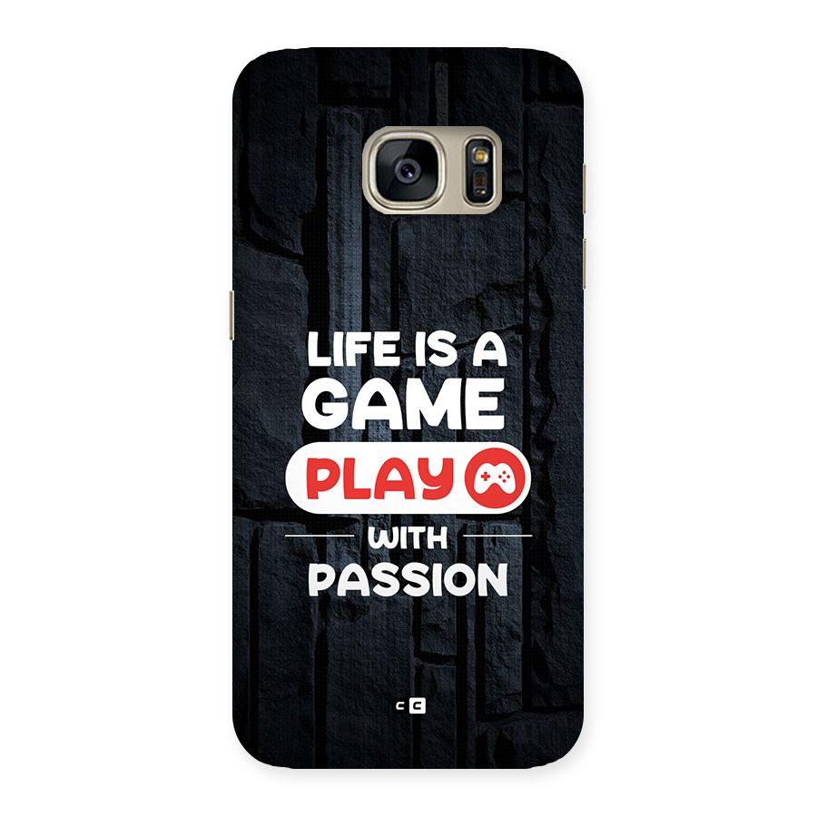 Play With Passion Back Case for Galaxy S7