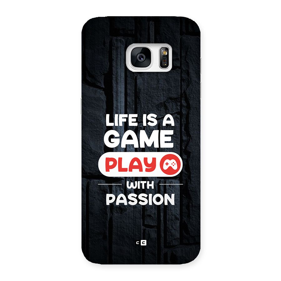 Play With Passion Back Case for Galaxy S7 Edge