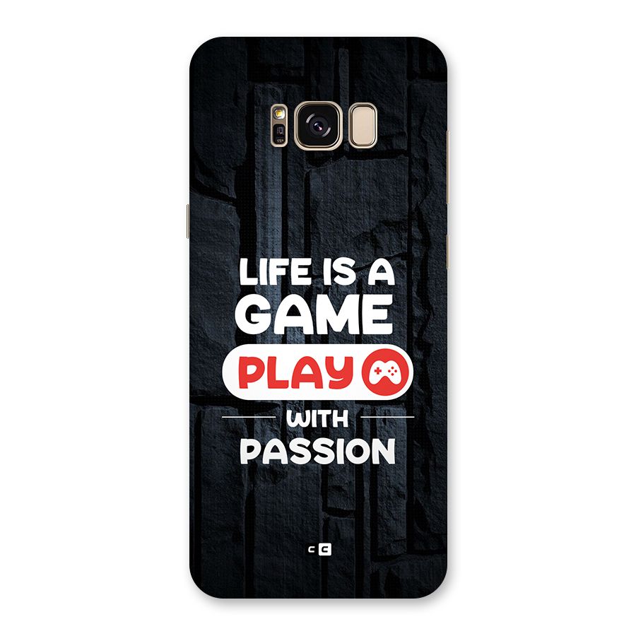 Play With Passion Back Case for Galaxy S8 Plus