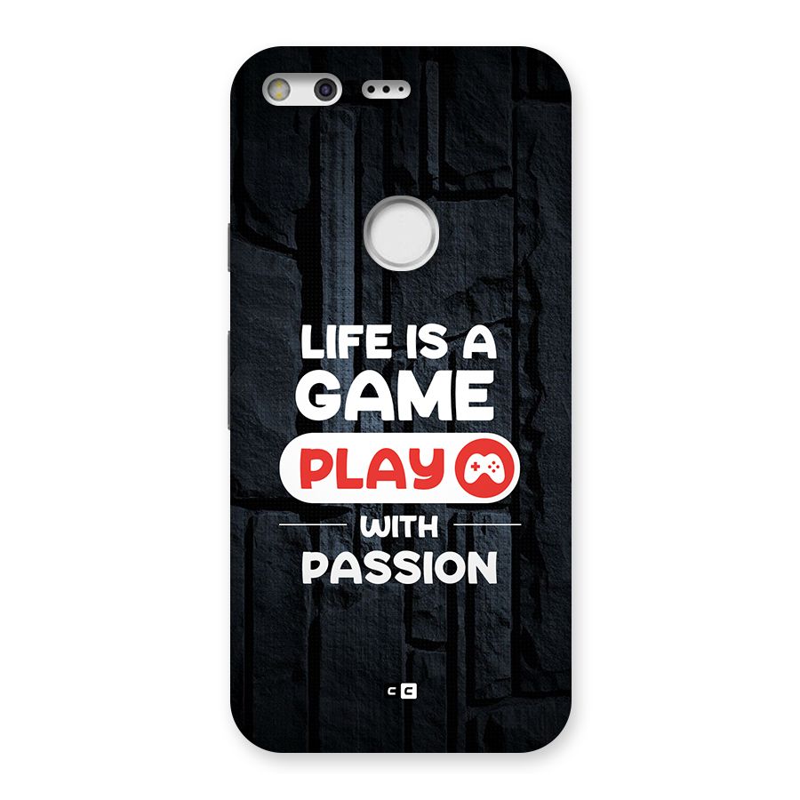 Play With Passion Back Case for Google Pixel