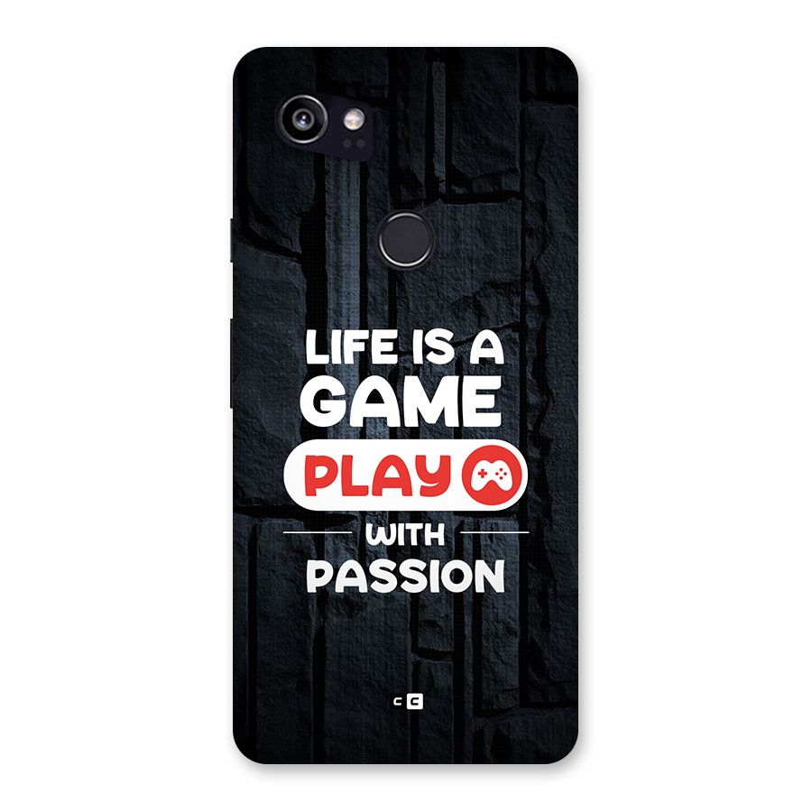 Play With Passion Back Case for Google Pixel 2 XL