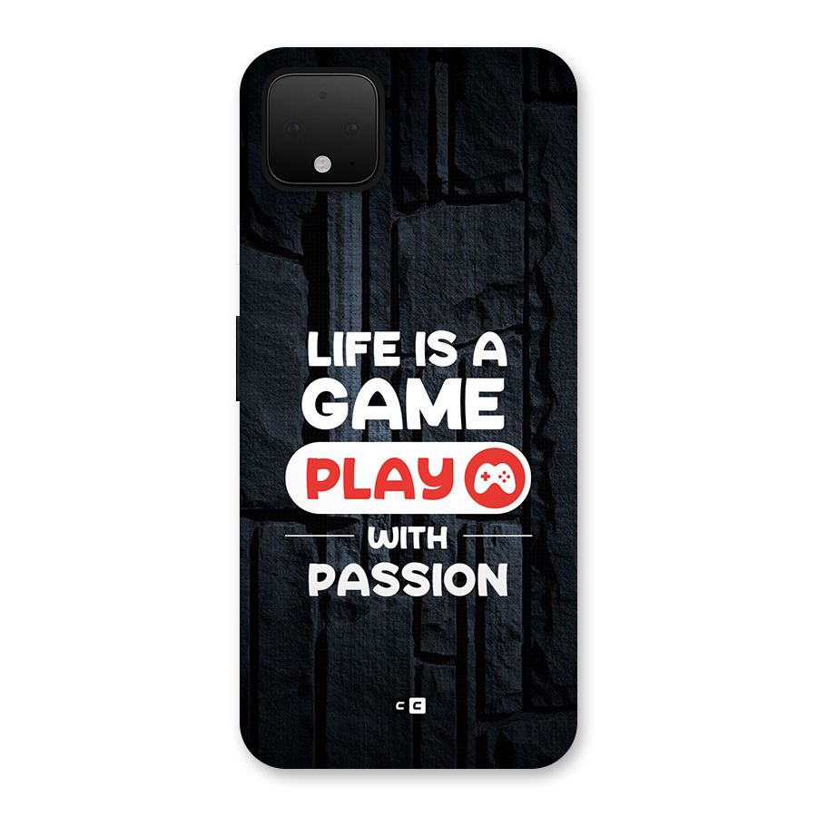 Play With Passion Back Case for Google Pixel 4 XL