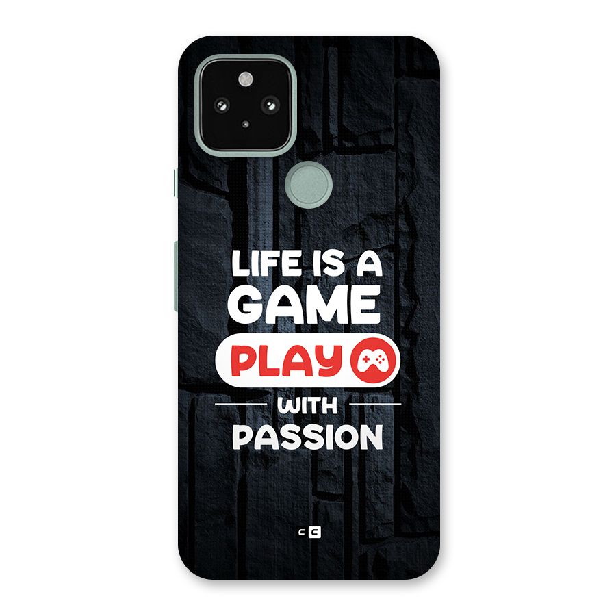 Play With Passion Back Case for Google Pixel 5