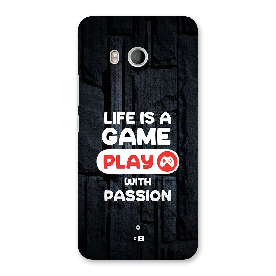 Play With Passion Back Case for HTC U11