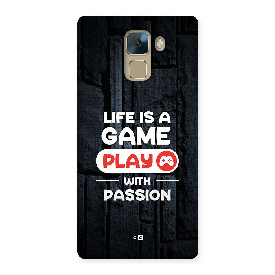 Play With Passion Back Case for Honor 7