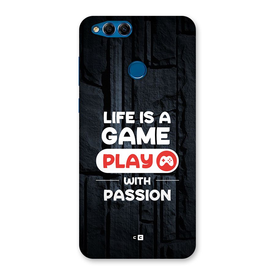 Play With Passion Back Case for Honor 7X