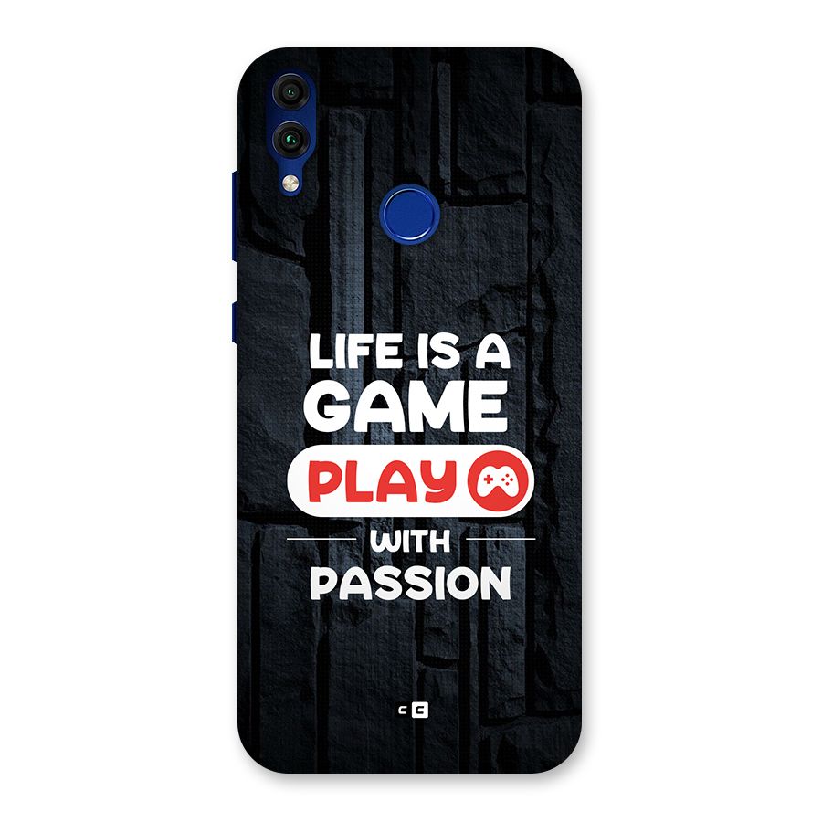 Play With Passion Back Case for Honor 8C