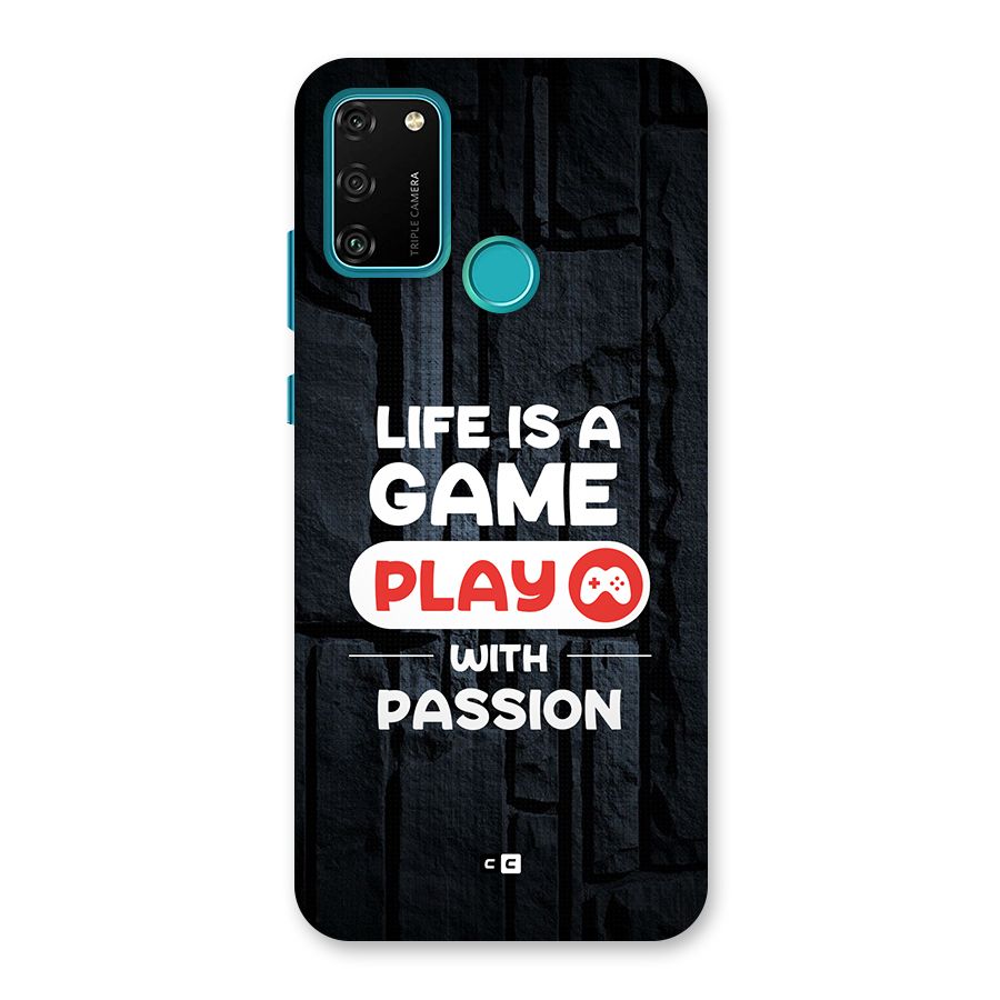 Play With Passion Back Case for Honor 9A