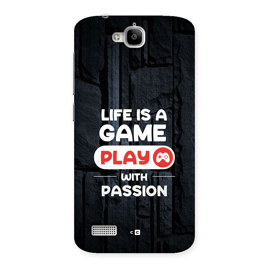 Play With Passion Back Case for Honor Holly