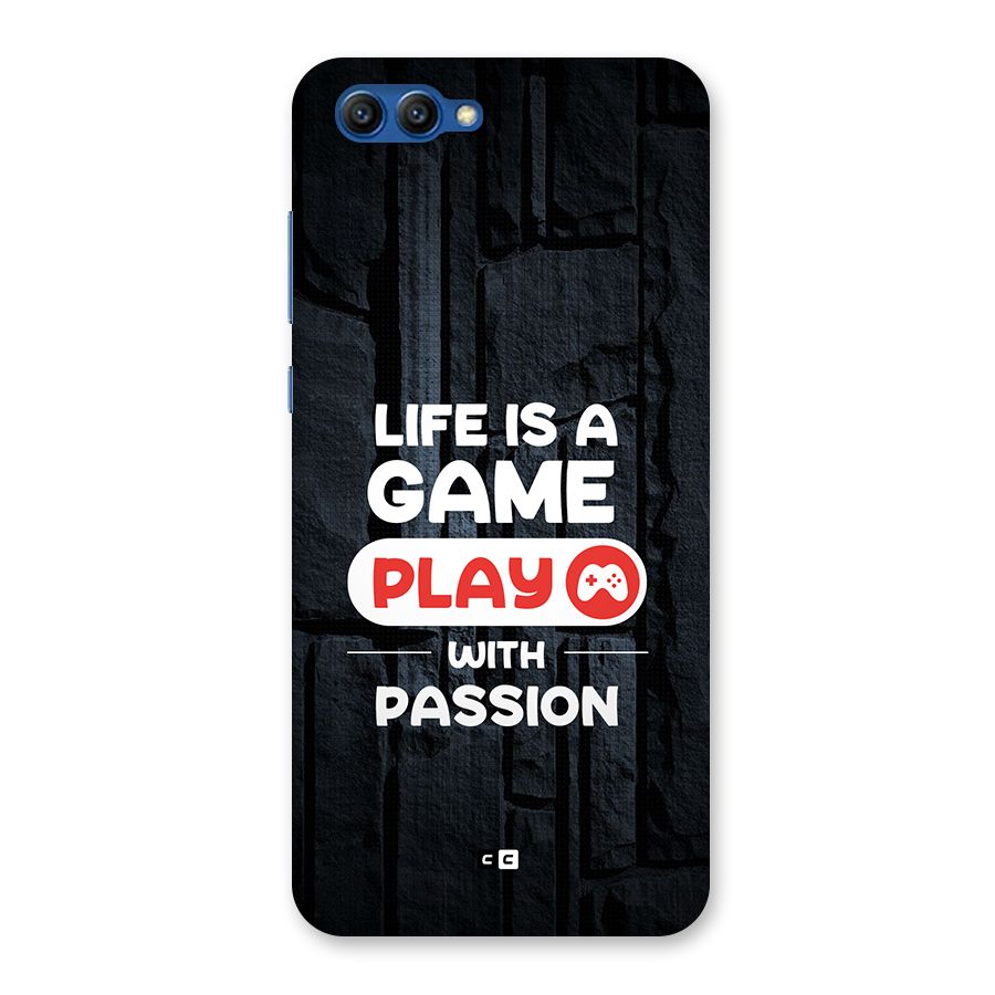 Play With Passion Back Case for Honor View 10