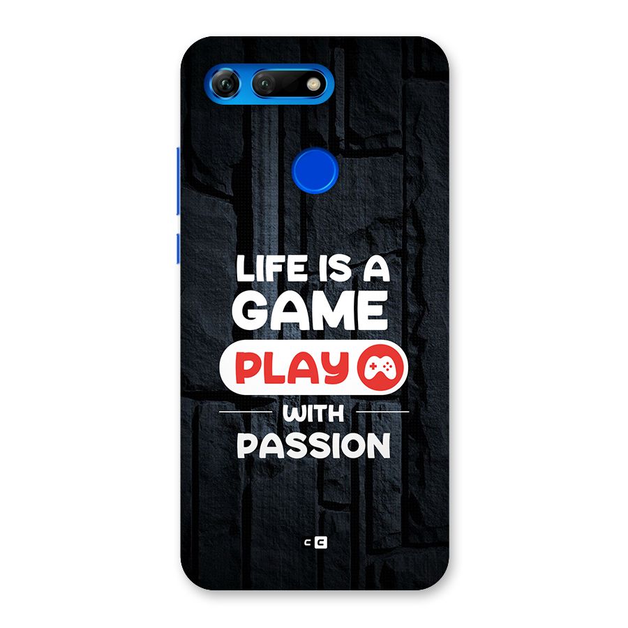 Play With Passion Back Case for Honor View 20