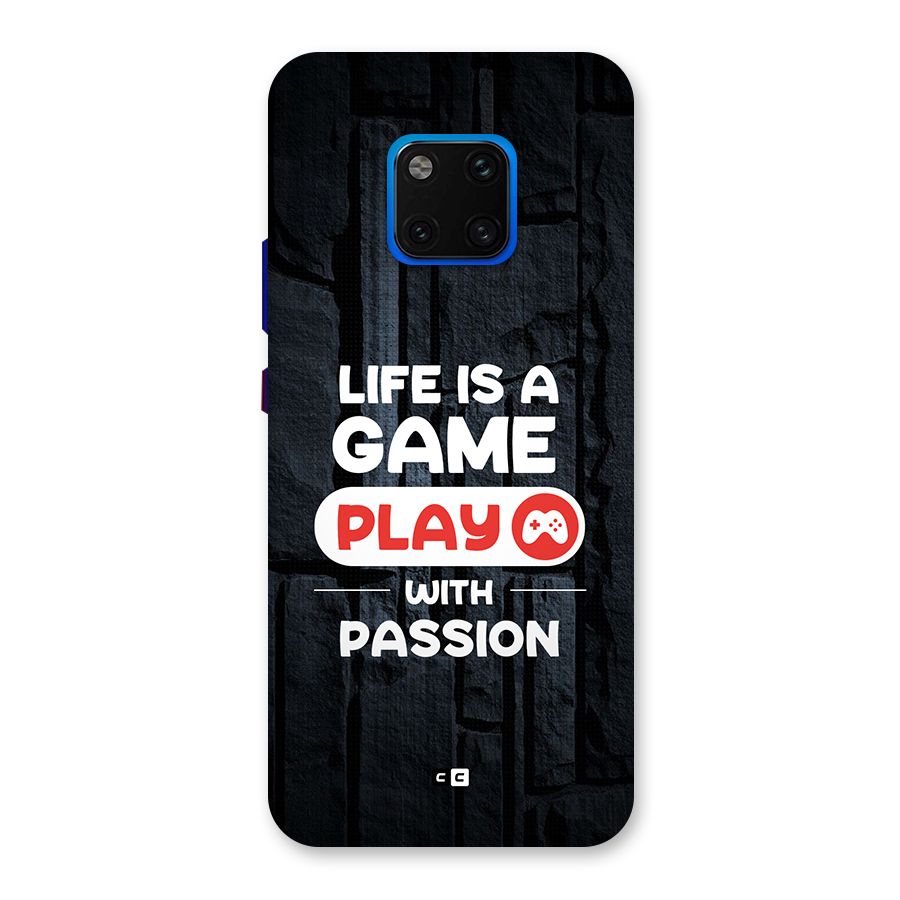 Play With Passion Back Case for Huawei Mate 20 Pro