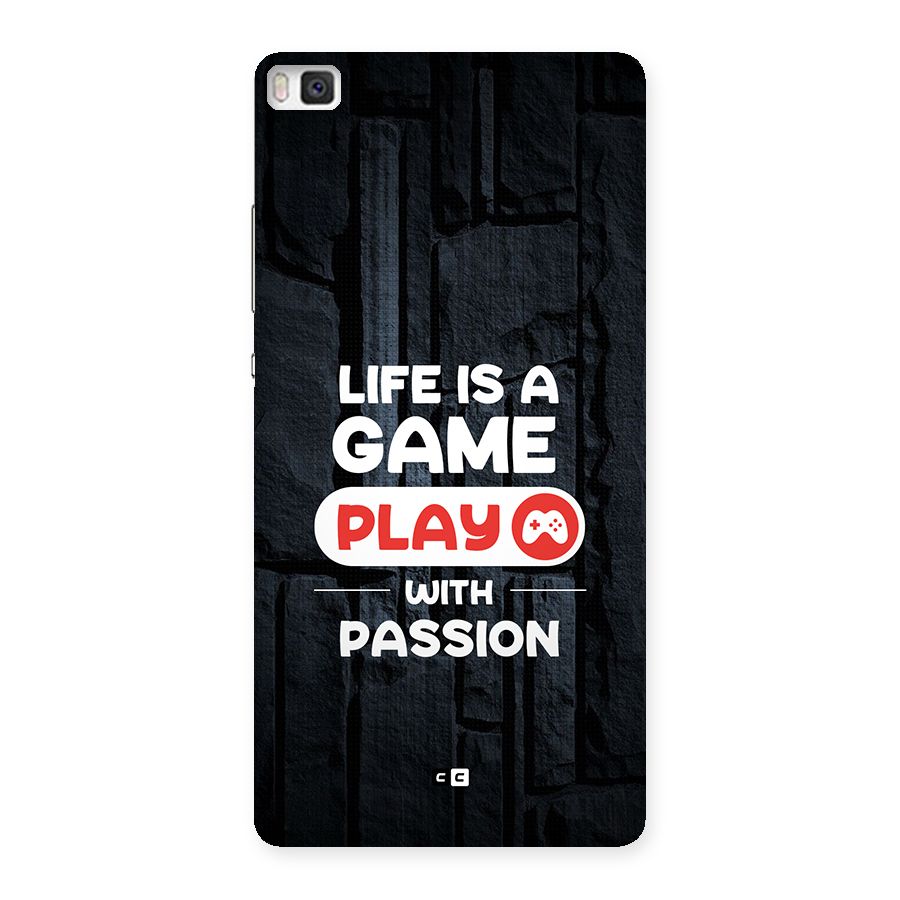 Play With Passion Back Case for Huawei P8