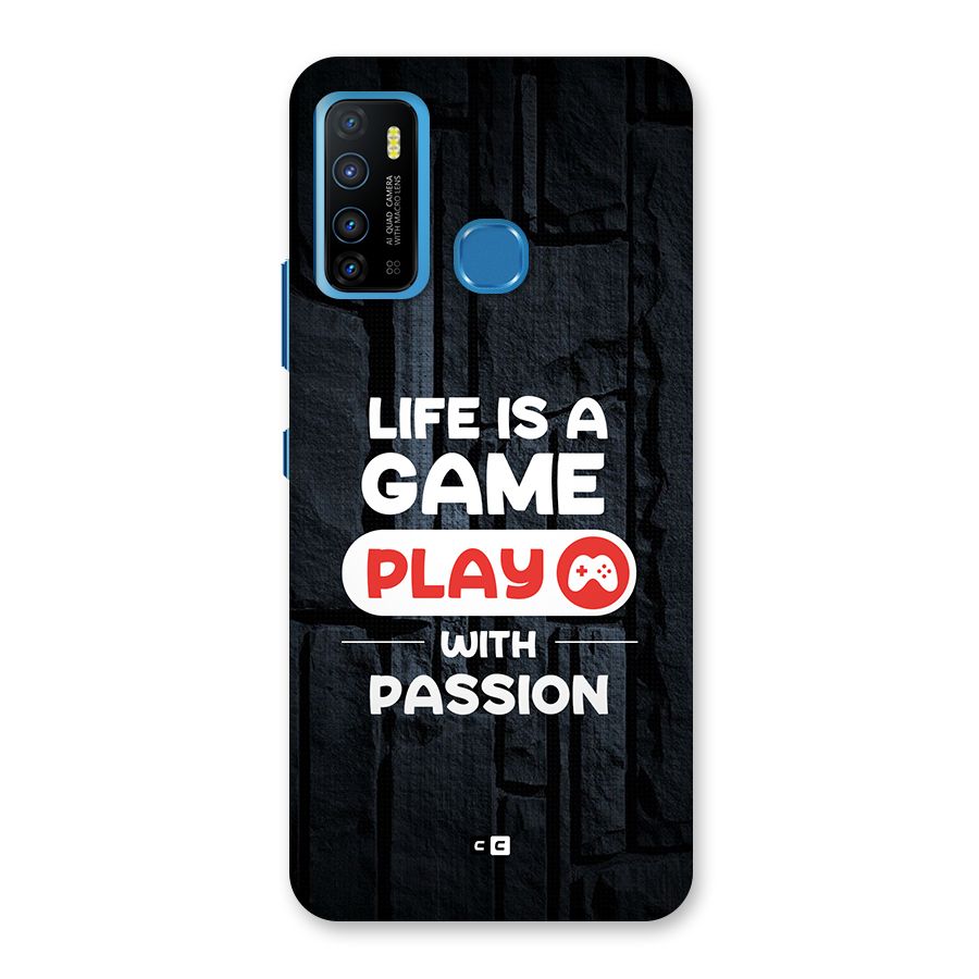 Play With Passion Back Case for Infinix Hot 9