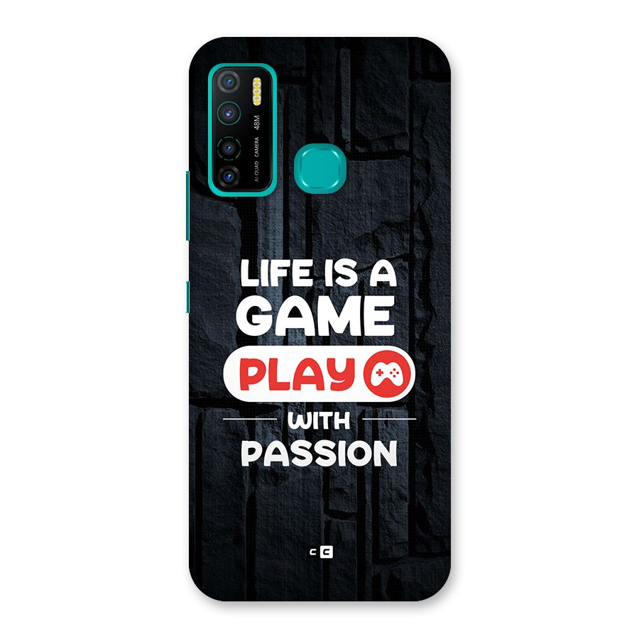 Play With Passion Back Case for Infinix Hot 9 Pro